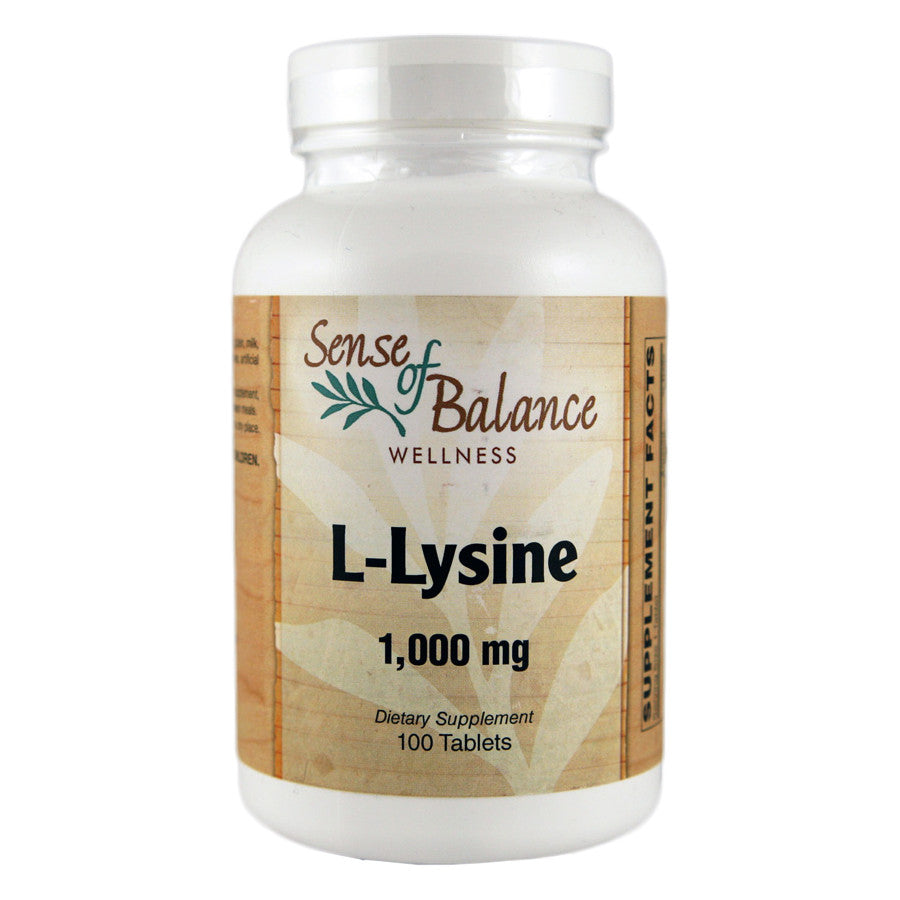 L-Lysine 1,000mg - Sense of Balance Wellness LLC
- 1