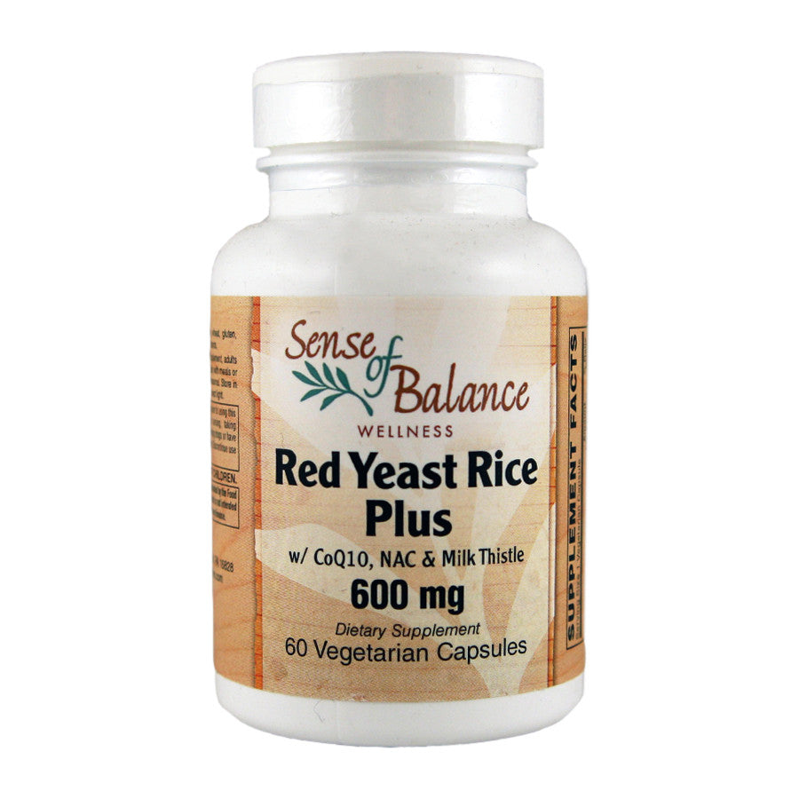 Red Yeast Rice Plus 600mg - Sense of Balance Wellness LLC
- 1