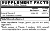 Vitamin E 1,000iu - Sense of Balance Wellness LLC
- 2