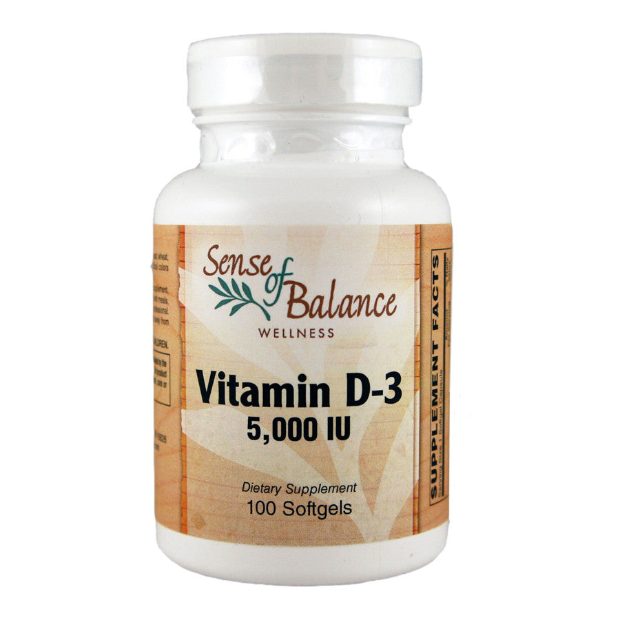 Vitamin D-3 5,000IU - Sense of Balance Wellness LLC
- 1