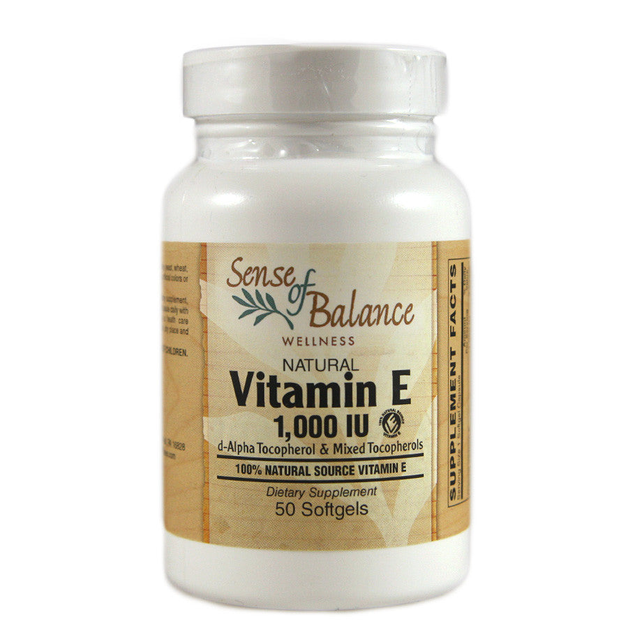 Vitamin E 1,000iu - Sense of Balance Wellness LLC
- 1
