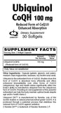 Ubiquinol CoQH 100mg - Sense of Balance Wellness LLC
- 2