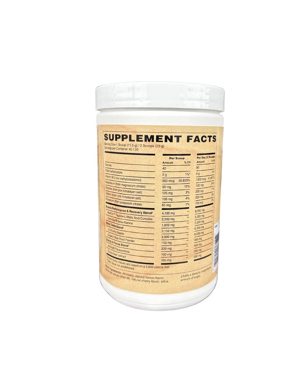 Pre-Workout Cherry Lemon