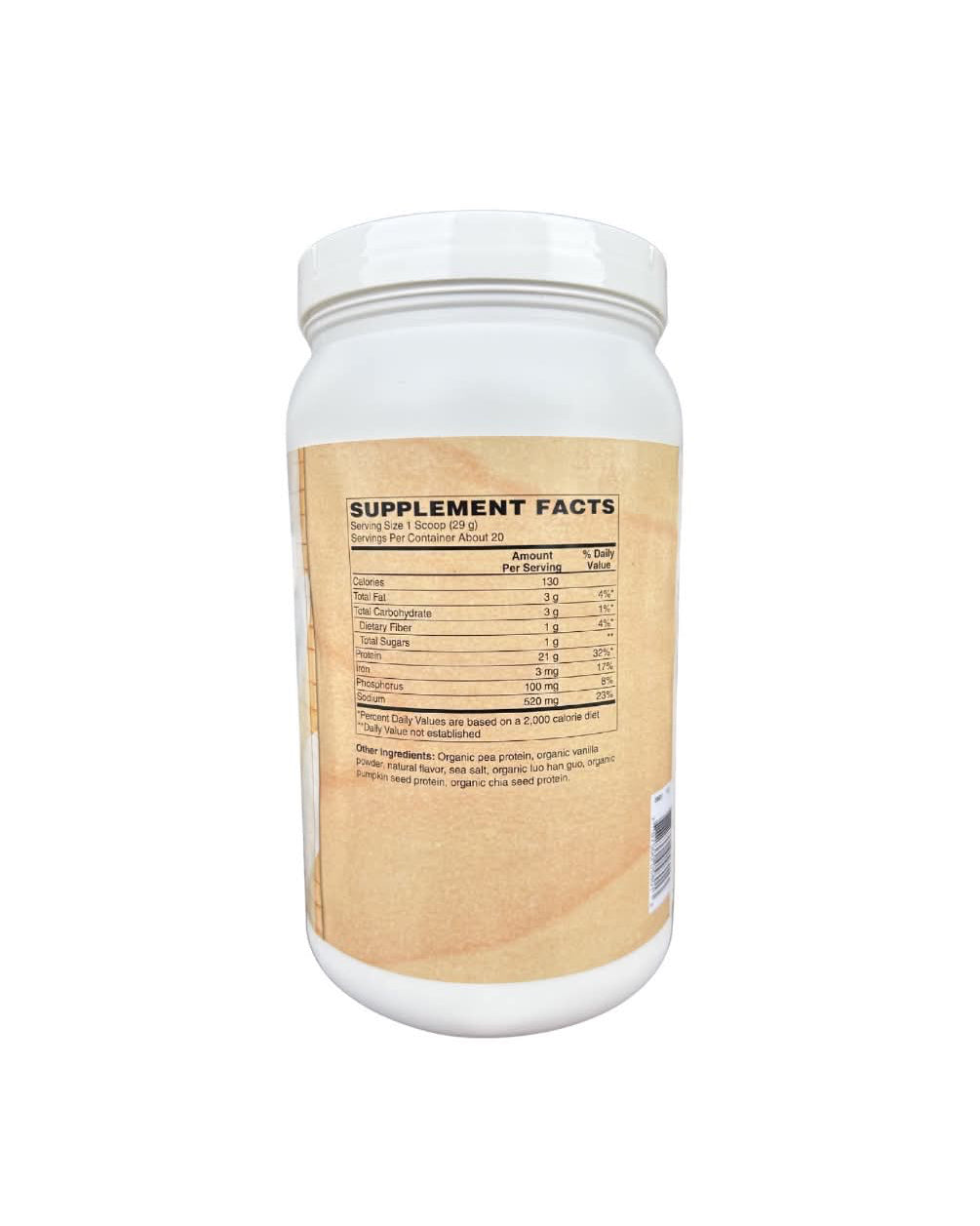 Plant Based Protein Vanilla