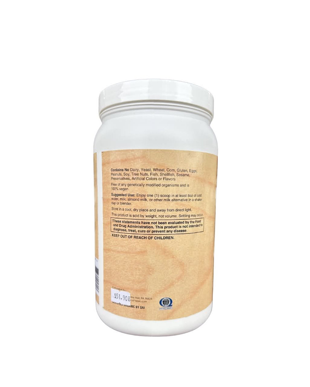 Plant Based Protein Vanilla