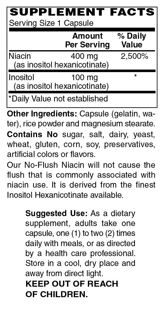 Niacin No Flush