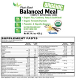 Balanced Meal Organic Plant Protein Vanilla - Sense of Balance Wellness LLC
 - 2