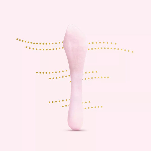 Rose Quartz Precision Facial Contouring Tool
