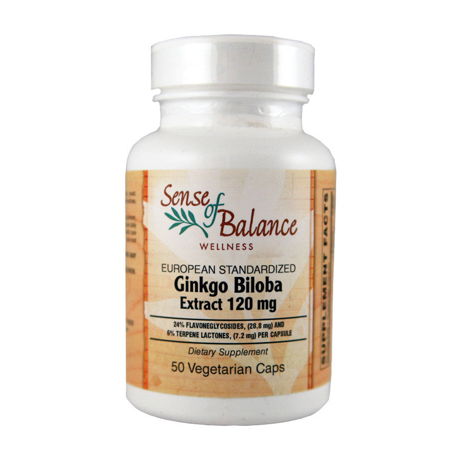 Ginkgo Biloba Extract 120mg - Sense of Balance Wellness LLC
 - 1