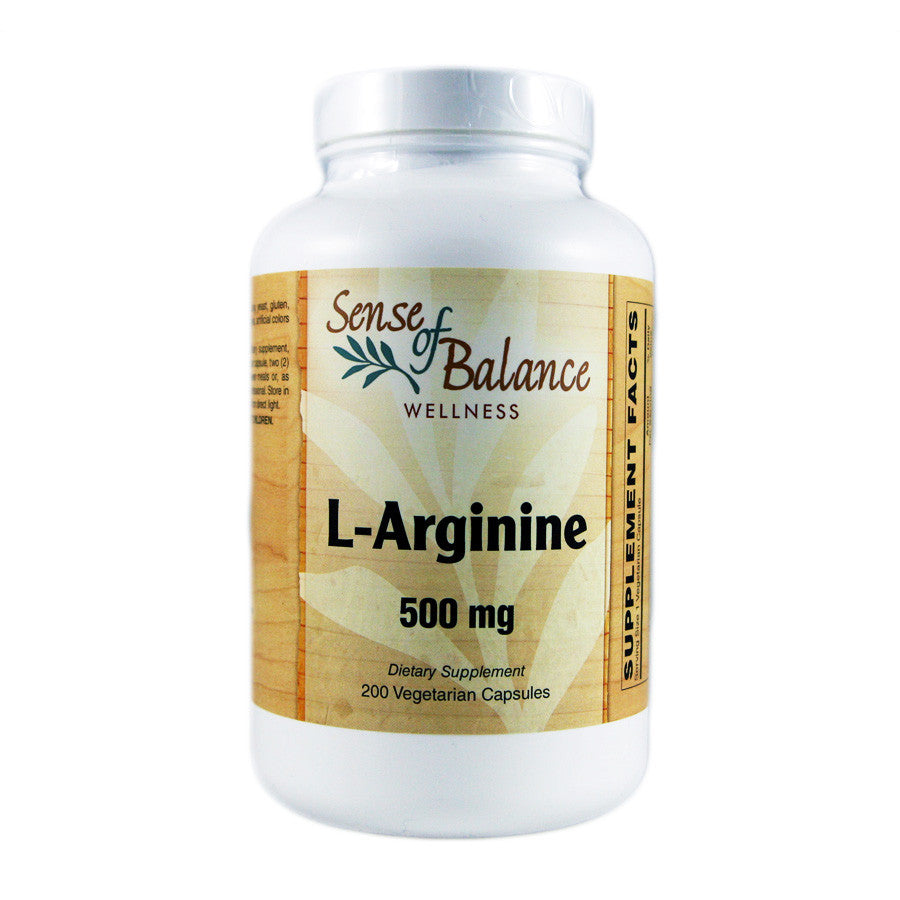 L-Arginine 500 mg - Sense of Balance Wellness LLC
 - 1