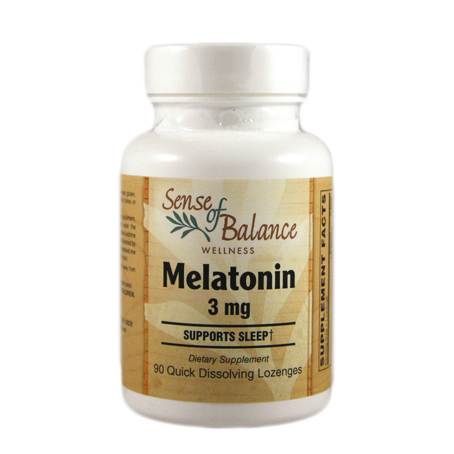 Melatonin 3 mg Lozenges - Sense of Balance Wellness LLC
 - 1