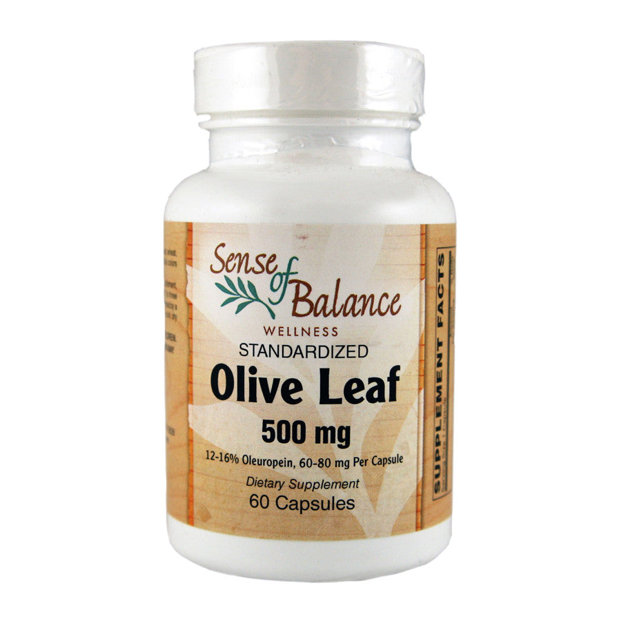 Olive Leaf 500mg - Sense of Balance Wellness LLC
 - 1