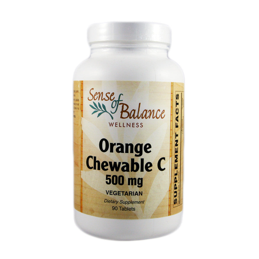 Orange Chewable C 500 mg - Sense of Balance Wellness LLC
 - 1