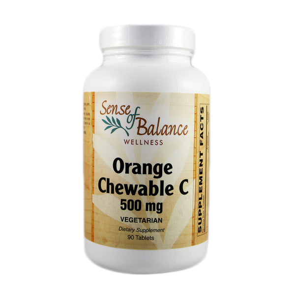 Orange Chewable C 500 mg