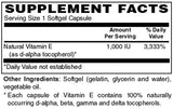 Vitamin E 1,000iu - Sense of Balance Wellness LLC
 - 2