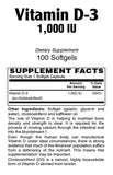 Vitamin D-3 1,000IU - Sense of Balance Wellness LLC
 - 2