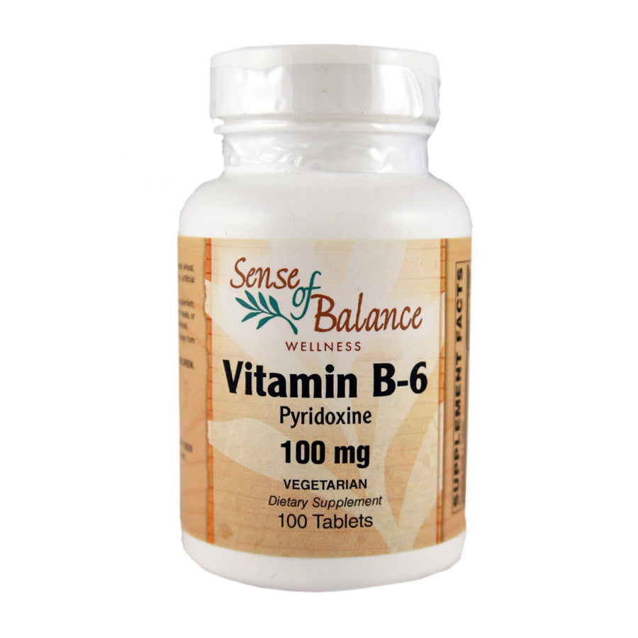 Vitamin B-6 100mg - Sense of Balance Wellness LLC
 - 1