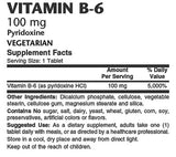 Vitamin B-6 100mg - Sense of Balance Wellness LLC
 - 2