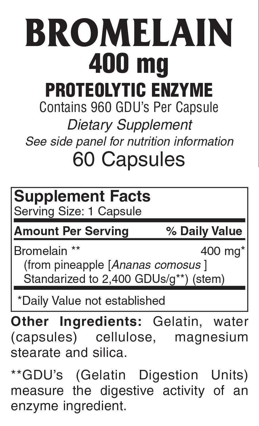 Bromelain Proteolytic Enzyme - Sense of Balance Wellness LLC
 - 2