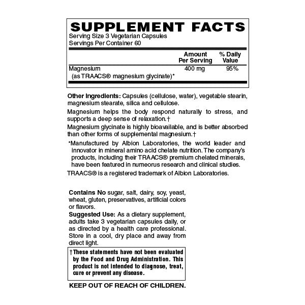 Magnesium Glycinate 400mg